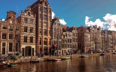 Prachtige architectuur in het centrum van Amsterdam